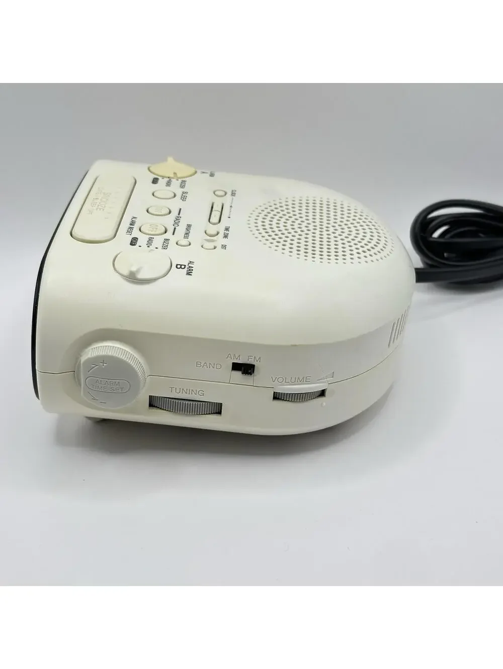 Sony Dream Machine ICF-C318 AM/FM Dual Alarm Clock Radio White, Tested, Works